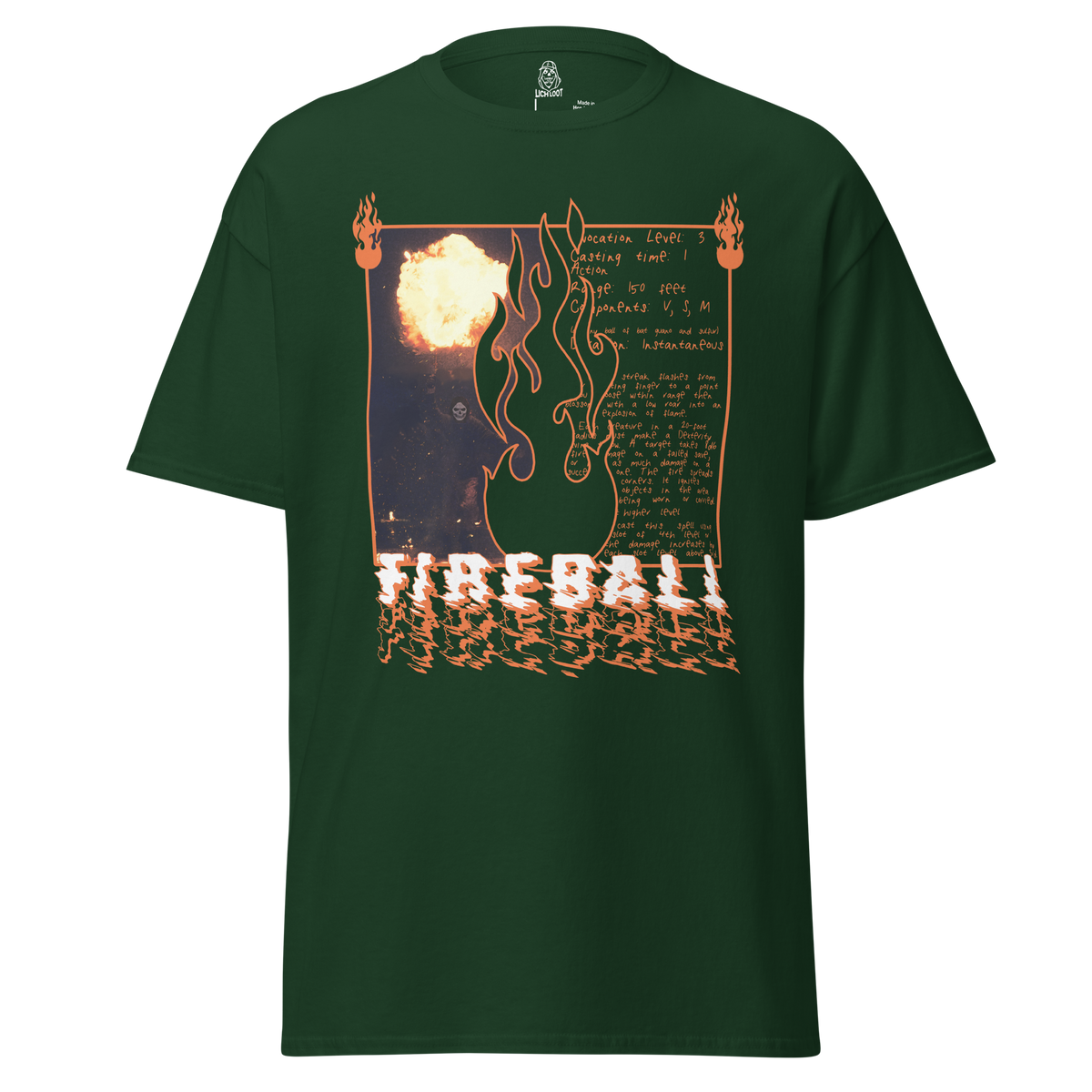Fireball Tee – Lich Loot